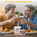 SOLMAY Funny Beer Cheers Gift Jar with 60 Uplifting Messages for Dad 0.5 by Deal US