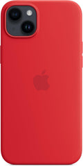 Silicone Case with MagSafe for iPhone 14 Plus (Product) RED by Merch Section