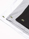 Lacoste Underwear Men's Essentials 3-Pack 100% Cotton Regular Fit V-Neck T-Shirts by I-Max Fashions