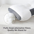 PainEase Neck Shoulder Massage Pillow Ergonomic Support White 19x29 Inch 1pc by Deal US