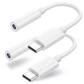 Pack Usb C To 3.5Mm Headphone Jack Adapter, Usb C To Aux Audio Dongle Cable Cord