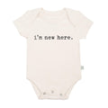 graphic bodysuit | i'm new here by Finn + Emma
