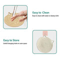 UKJENT Cotton Trivet Mats 4 Pcs Heat Resistant Pot Holders 7" & 9" Multi Color by Deal US