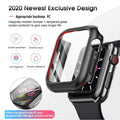 PC Case with Tempered Glass Screen Protector for Apple Watch 42mm by Merchsection
