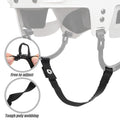 Helmet Chin Strap, Hockey Helmet Repair Kit Replacement with Single Strengthened
