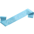 Vonlynfay Bride To Be Sash Blue White Wedding Letter Print Accessory by Deal US
