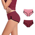 CAILECOTTON Womens Underwear Cotton Panties for Women Plus Size Panties Pack 2/5 by Deal US