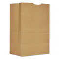 General Grocery Paper Bags, 75 lb Capacity, 1/6 BBL, 12" x 7" x 17", Kraft, 400 Bags
