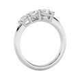 1.5Cttw Round Shaped Lab Grown Diamond (F/VS) Three Stone Engagement Ring 14K Gold by Fine Color Jewels