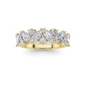 1.5Cttw Marquise Shaped Lab Grown Diamond (G/VS) Engagement Ring in 14K Gold by Fine Color Jewels
