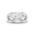 2Cttw Marquise Shaped Lab Grown Diamond (G/VS) East West Solitaire Engagement Ring in 14K Gold by Fine Color Jewels