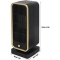 500W Portable Ceramic Space Heater with Safety Tip-Over Protection – Square Design by DailySale