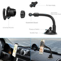 LoyaForba Universal Car Phone Mount 360° Dashboard Holder Black Rubber by Deal US