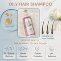 BestBy07/27 DEMIKI Japanese Keratin Shampoo Oily Hair Rose 450ml Pink by Deal US