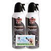Dust-Off Disposable Compressed Air Duster, 10 oz Can, 2/Pack