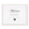 DAX Wood Gallery Frame with Beveled Mat, 11 x 14, White