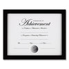 DAX Wood Gallery Frame with Two-Way Easel, 8.5 x 11, Black