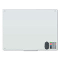 U Brands Magnetic Glass Dry Erase Board Value Pack, 48 x 36, White