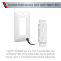 TayMac AD20W Paintable Duplex Adapter Plate White Plastic by Deal US