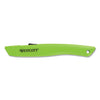 Westcott Safety Ceramic Blade Box Cutter, 0.5" Blade, 6.15" Plastic Handle, Green