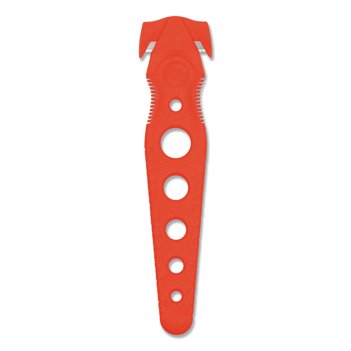 Westcott Safety Cutter, 1.2" Blade, 5.75" Plastic Handle, Red, 5/Pack