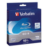 Verbatim BD-R Blu-Ray Disc, 25 GB, 16x, White, 10/Pack