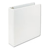 Samsill Earth's Choice Biobased D-Ring View Binder, 3 Rings, 2" Capacity, 11 x 8.5, White