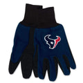 NFL Houston Texans Two-Tone Gloves, One Size by Vanessa Jane