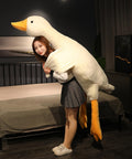 Srutirbo Giant Goose Stuffed Animal Plush Pillow White 37.5 Inch by Deal US