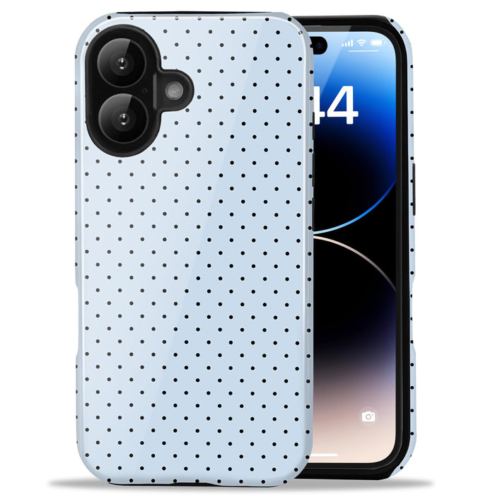 iPhone 16 Case - Cute Retro Dot Design for Women