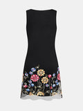 CUPSHE Women Floral Embroidered Summer Dress by Vanessa Jane