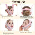 CGYISOL Graphene V Line Lifting Mask Adjustable Double Chin Reducer Pink by Deal US