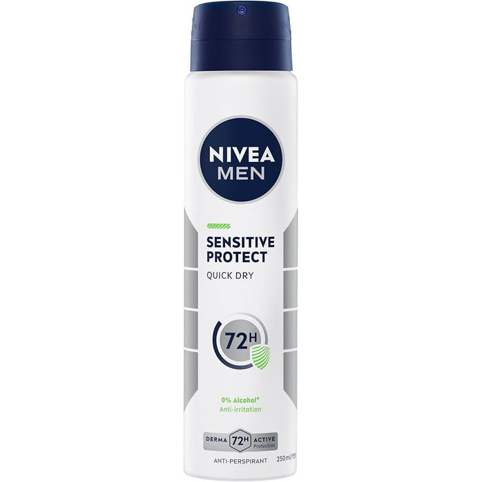 Nivea Men's Spray Anti-Perspirant Deo Quick Dry 150 ml by Pasteur Pharmacy