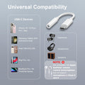 Pack Usb C To 3.5Mm Headphone Jack Adapter, Usb C To Aux Audio Dongle Cable Cord