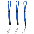 FOHOLA 3 Pack Wrist Strap, Adjustable Hand Wrist Lanyard for Camera, Cell Phone, USB, Keys (3, Blue)