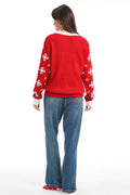 MGparty Women's Ugly Christmas Sweater Light Up Pullover Red Size M by Deal US