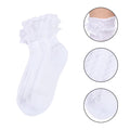 Rthjsfj Girls Cotton Lace Dress Socks White 1 Pack Size 4-6 Years by Deal US