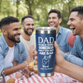 Carselage Stainless Steel Tumbler 20Oz Navy Blue Fathers Day Gift Dad by Deal US
