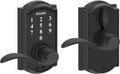SCHLAGE Touch Camelot Lock with Accent Lever (Matte Black) FE695 CAM by Vanessa Jane
