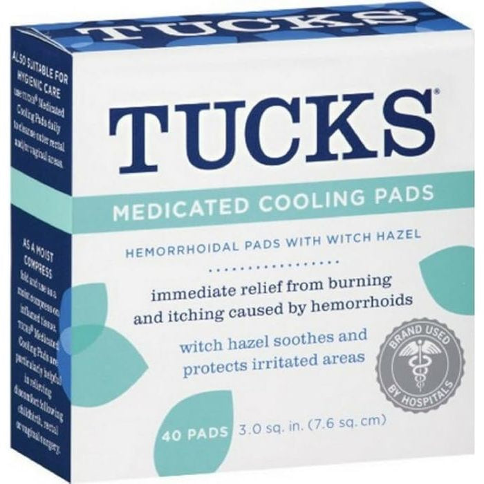 Tucks, Medicated Cooling Pads 40 count by Pasteur Pharmacy