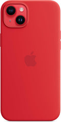 Silicone Case with MagSafe for iPhone 14 Plus (Product) RED by Merch Section