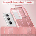 for Samsung Galaxy S23 5G Case,Cute Pink Ribbon Bow Tie Aesthetic Phone Case,Tre