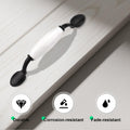 EZRENOVA 10 Pack Matte Black Cabinet Pulls 96mm Zinc Alloy Modern Style by Deal US