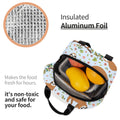 Giwawa Sloth Insulated Lunch Box 8 Capacity Blue Cartoon Animal Flower Trees by Deal US