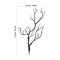 MAGICLULU Artificial Coral Branch for Headdress Black 36x17cm by Deal US
