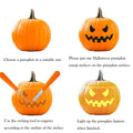 Calidum Halloween Pumpkin Decorating Stickers 18 Sheets Black Kids Craft by Deal US