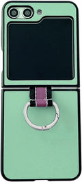 Metal Ring Ultra Slim Case for Samsung Galaxy Z Flip 6 Yellow by Merch Section