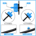 Nyassa 50Pcs Drip Irrigation Emitters 4/7 Inch 4 GPH Pressure Compensated by Deal US
