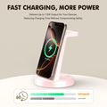 For Iphone Charger Stand: 3 In 1 Wireless Charger For Apple Iphone 17 16E 16 15