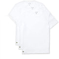 Lacoste Underwear Men's Essentials 3-Pack 100% Cotton Regular Fit Crew Neck T-Shirts by I-Max Fashions
